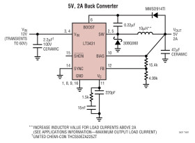 High Voltage, 3A, 500kHz Step-Down Switching Regulator