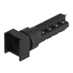 Element wykonawczy przycisku, Siłownik, do uzytku z: Urządzenia przełączające, Czarny, Utrzymane