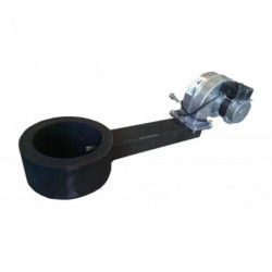 Palnik na uniwersalny olej 30kW 230V średnica 230 mm wąż zbrojony 2m czarny PP-230 6596