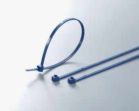 Opaska kablowa długość 250mm szerokość 4.6 mm HellermannTyton Nylon wykrywany jako metal -40 → +85 °C