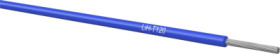 TPE-E-switching strand, halogen free, LiH-T120, 0.5 mm², 64 x 0.1 mm, blue, outer Ø 1.5 mm, 065005007