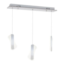 LAMPA WISZĄCA SASH 3x8W LED BIAŁA ML340 Milagro