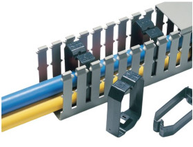 Akcesoria do koryt kablowych Akrylonitryl – butadien – styren Pokrywa kanału kablowego HelaDuct 114 x 54 x 20mm