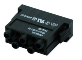 Moduł złączy dużej mocy 10-pinowe Amphenol Industrial 10A Męski