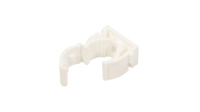 Uchwyt Zamknięty Do Rur 16Mm Biały Uze-16 /100Szt./
