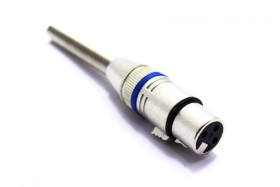 WTYK ŻEŃSKI MIKROFONOWY XLR CANON BLUE M160