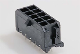 Wtyk PCB 10-pinowe raster: 3.0mm 2-rzędowe Molex Przewlekany