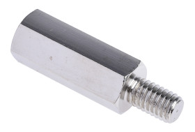 Kołek dystansowy gwint M6 x M6 długość 25mm Stalowe Męski/żeński Sześciokątny RS PRO