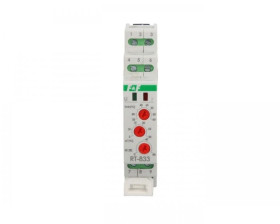 Regulator temperatury z regulacją wentylatora 12-24V DC na szynę RT-833