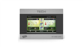 Tech St-392 - Sterownik Do Kominka Z Programem Zpid + Przepustnica Fi 120