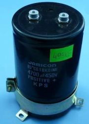 4700uF/450V SR 77x121 85° JAM ELKO