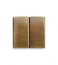 VENA EXCLUSIVE METAL Klawisz podwójny MOSIĄDZ CZESANY PATYNOWANY / MOSIĄDZ RUSTYKALNY 5153225