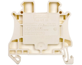 Złączka szynowa 2-przewodowa 10mm2 biała Ex UT 10 WH 3046317 /50szt./