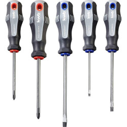 kwb 665205 Screwdriver Set CV-steel anti-skid precision tips