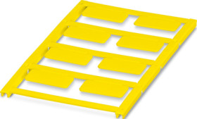 PA device marker, (L x W) 12.1 x 26.9 mm, yellow, sheet with 8 pcs, 0825470