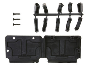 Osłona tylna D-Sub 37 -pinowe PP, tworzywo termoplastyczne Proste TE Connectivity C