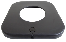 Czarny, 60 mm, Polipropylenowe