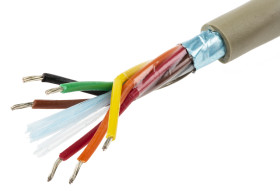 Alpha Wire Kabel do transmisji danych Pro-Tekt 0.23 mm² Polichlorek winylu 300V 50 m Szary
