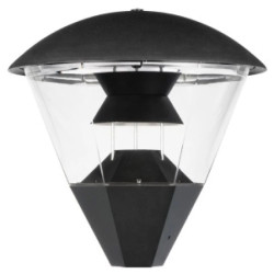 Oprawa parkowa ogrodowa uliczna E27 BARCELLONA IP65 czarna 1605.101N