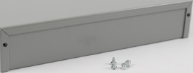 Steel/aluminum enclosure, (L x W x H) 254 x 152 x 51 mm, gray (RAL 7046), IP32, 1412TT