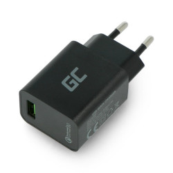 Zasilacz Green Cell Quick Charge 3.0 1xUSB 5V-12V/2,4A