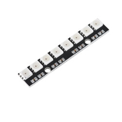 8x RGB LED Stripe - WS2812B - for Racing Drones - Drone Lighting - 2812-8