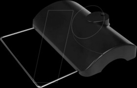 6180SW Table foot for magnifying glass lamps, black