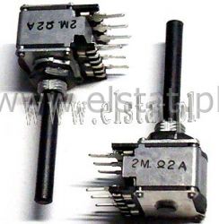 2,2M x 2 pot. stereo liniowy kwadrat