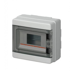 Rozdzielnica modułowa PV 1x12 natynkowa drzwi transp. seria 620 IP65 280x220x100 szyna N+PE szara EC62012E