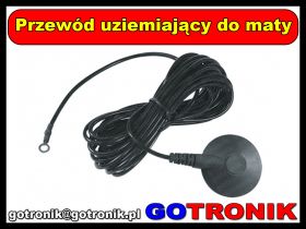 Przewód uziemiający do maty antystatycznej