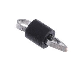 Wtyk montażowy, Czarny, 1.32mm