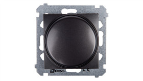 Simon 54 Ściemniacz Naciskowo-Obrotowy 20-500W Antracyt Ds9t.01/48