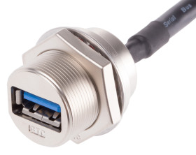 Kabel USB Złącze A USB A Złącze B USB A Przewód przedłużający USB USB 3.0 kolor: Czarny