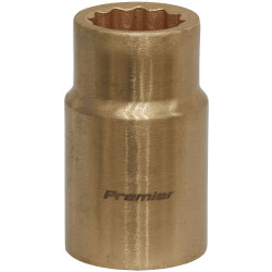 Sealey NS047 Socket 14mm 1/2&quot;Sq Drive Non-Sparking WallDrive&#xAE;