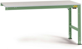 Manuflex LU6003.6011 ESD Stół roboczy ESD UNIWERSALNY, montowany na blacie gumowym, szer. X gł. X wys. = 1000 x 600 x 76