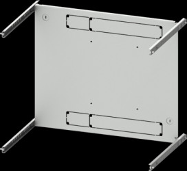 Mounting plate, metal, (L x W x H x D) 600 x 600 x 450 x 400 mm, for 3KL-, 3KA715, 3- or 4 pole, 8PQ6000-2BA68