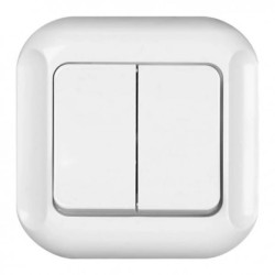 TOPAZ Łącznik świecznikowy biały WP-2T