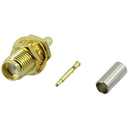 TruComponents 160757 SMA reverse polarity connector Socket, vertical 50 &#x3A9;
