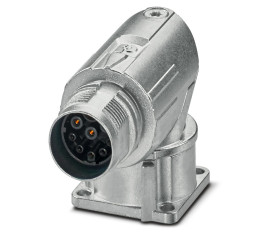 Złącze wielostykowe przemysłowe 9-pinowe M17 Montaż przedni Gniazdo Phoenix Contact