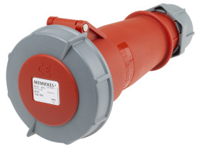 Złącze przemysłowe - zasilające 32A Gniazdo 400 V 3P + N + E Żeński MENNEKES Czerwony Montaż na kablu IP67