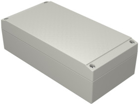 Aluminum enclosure, (L x W x H) 200 x 100 x 61 mm, gray (RAL 7038), IP66, 041020060