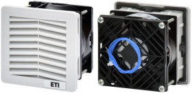 Wentylator filtrujący 22m3/h, 230V AC, 107x107, IP54, EF-107-22-230V, 001344010 (1szt.)