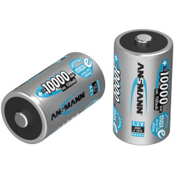 Ansmann 5030641 maxE HR20 D Battery 9300mAh Rechargeable Low Self-Discharge