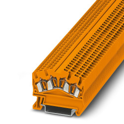 Blok zacisków przelotowych Phoenix Contact poziomy: 1 28 → 12AWGObudowa ze sprężyną STS 2.5-QUATTRO OG 800 V