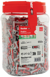 Fischer 570548 DuoPower Zestaw kołków 30 mm 6 mm 950 szt.