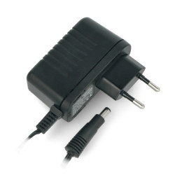 Zasilacz impulsowy 9V/2A - wtyk DC 5,5/2,5mm