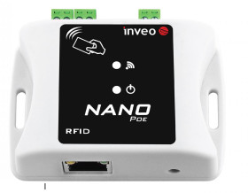 Czytnik RFID 125 kHz Unique z komunikacją LAN i PoE - Nano RFID PoE