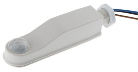 Detektor ruchu PIR, montaż na podłużnej oprawie oświetleniowej, 230 V AC, zasięg 16 m, montaż Sufit, Certyfikat CE,