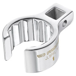 Wkładka klucza, seria: J.FL, Klucz pazurowy, typ: Łeb klucza, rozmiar: 25,4 mm, wkładka: 3/8cal, wykończenie: Chromowane