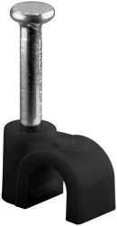 Obejma kablowa TechdatGeneralDiameterMET mm, czarny - średnica 4 mm